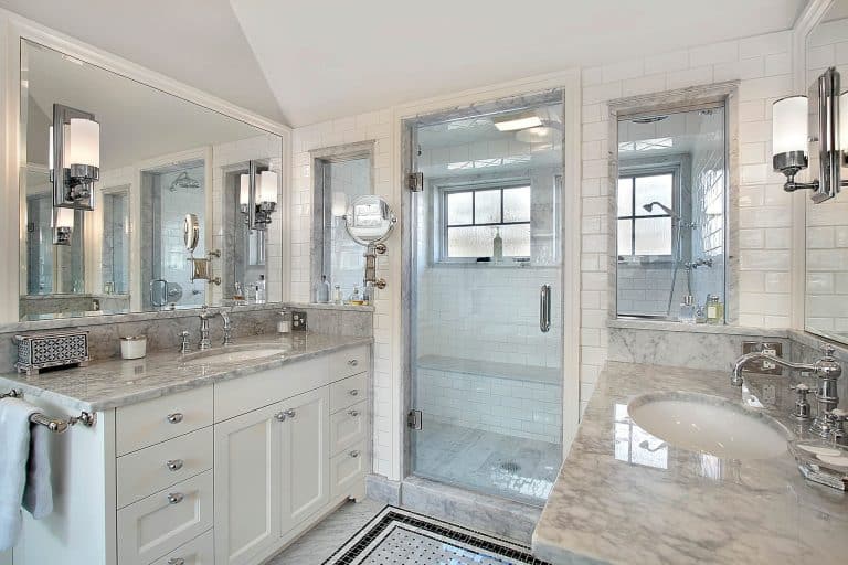 Elegant remodeled master bathroom in New Orleans