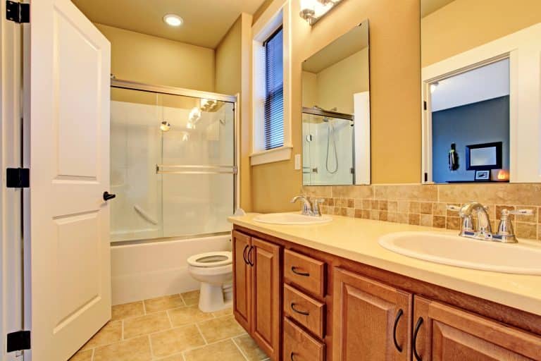 Walk-in tub in a New Orleans bathroom remodel
