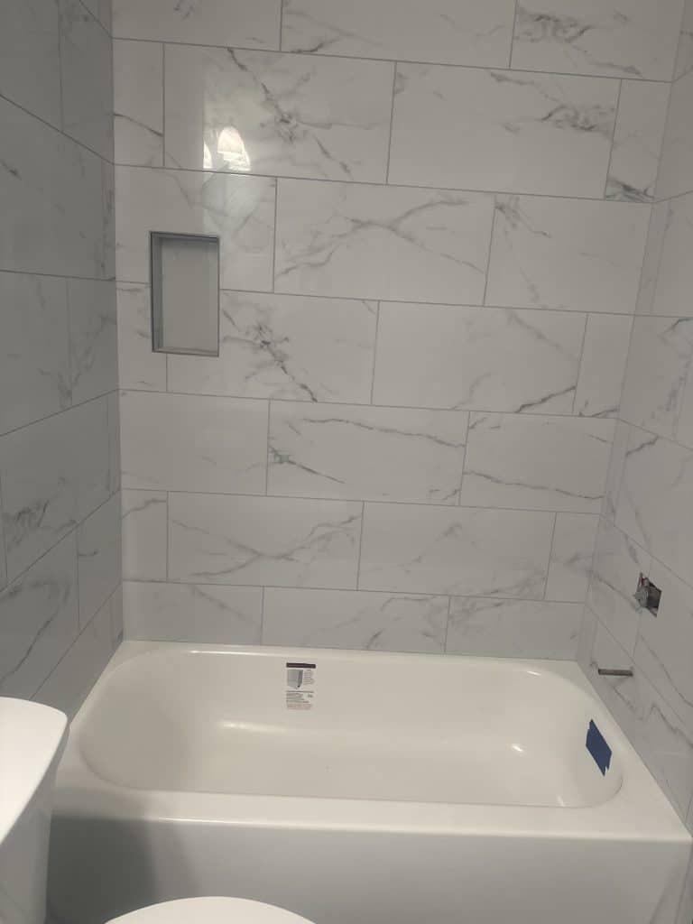 New Bathtub installed - Turnkey Bath Remodel