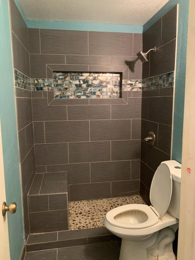 Shower Room with Toilet - Turnkey Bath Remodel
