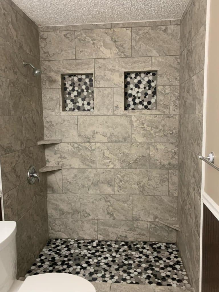 Simple Shower Room - Turnkey Bath Remodel